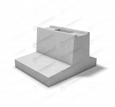 Блок фундамента под составные прямоугольные трубы Ф 11.302-М